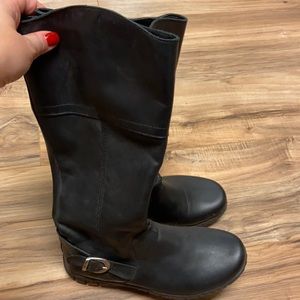 Born leather lined riding boots - never worn 6.5